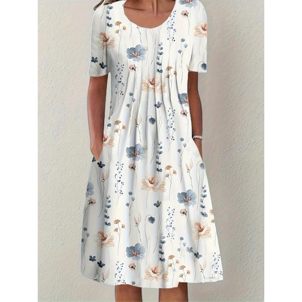 Moda Plus Size Elegancka Sukienka Damska LuźNa Sukienka Codzienna Sukienka Damska Nowy Temperament 8XL-image