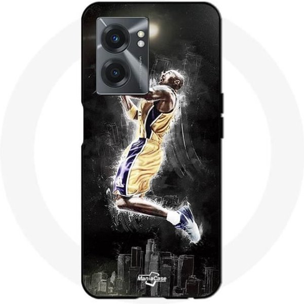 Funda - Realme - V23 - Negro - Flexible - Deportivo - Baloncesto Kobe Bryant 24 Mamba Negra Negro-image