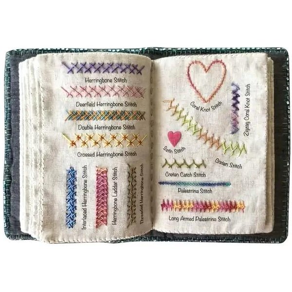 Libro De Bordado Para Principiantes GuíA De Costura DIY Con Patrones De Lino Para Manualidades Gray-image