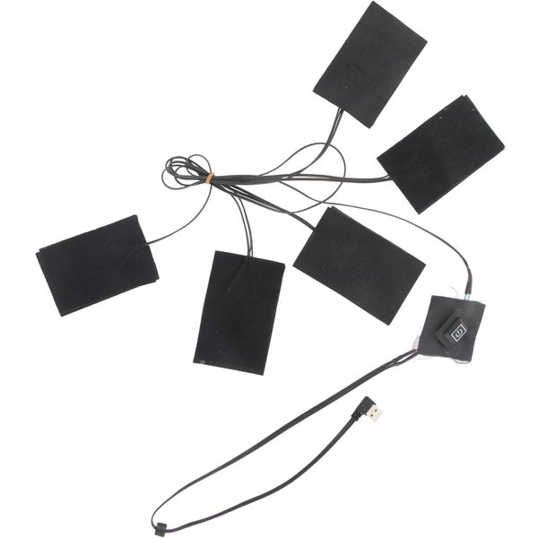Ropa Almohadillas Calefactoras EléCtricas Ajustable LáMina Calefactada De Fibra Pieza Para Calentar Ropa Calentando-image