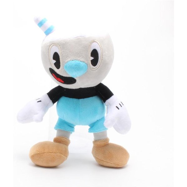 25Cm Gra Przygodowa Cuphead Pluszowa Zabawka Mugman Diabeł Legendarny Kielich Pluszowe Lalki Zabawki Dla Dzieci Prezenty 25Cm-image