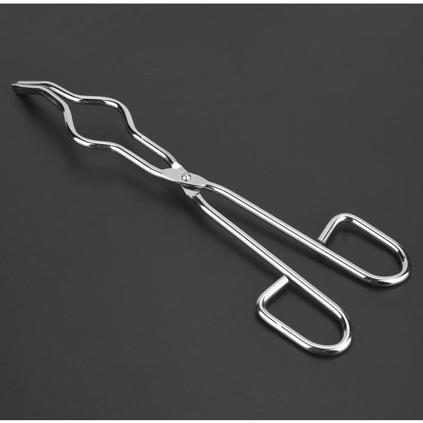 Pinzas De Crisol De Acero Inoxidable, Soporte Para Vasos Con Remache De Calidad AeronáUtica(250 Mm 9,84 Pulgadas)-image