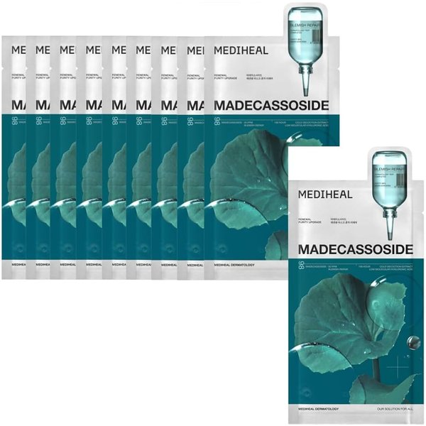 Mediheal Mascarilla Esencial De Madecassoside Set 10 Uds + Regalo Aleatorio-image