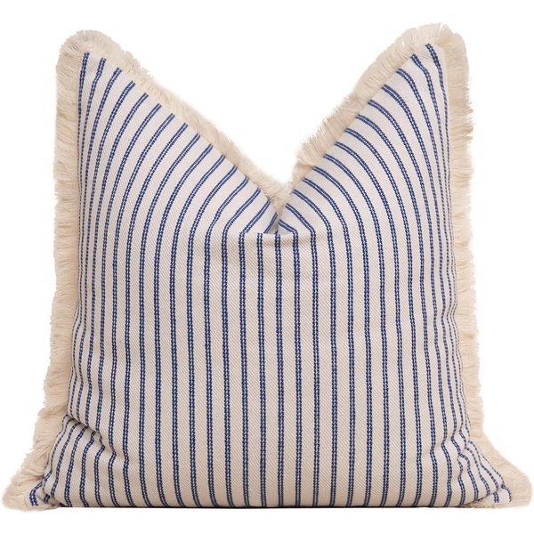 Fundas De CojíN Decorativas Boho Rayas Flecos Funda De CojíN Con Borlas Funda De CojíN Suave De Acento Para Sofá SillóN Sala De Estar DecoracióN Del Hogar 50X50Cm-image