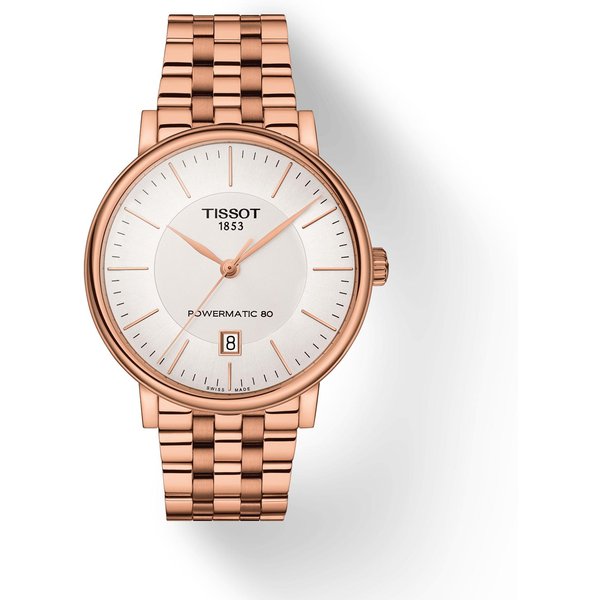 Reloj De Moda Para Hombre Tissot De Acero Inoxidable Con Esfera Plateada T122.407.33.031.00 Plata-image