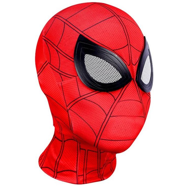 Wysokiej JakośCi Maska Na GłOwę Spidermana Z WłóKna Syntetycznego Do Cosplayu, KonwentóW Komiksowych I Imprez Tematycznych Spider Man-image