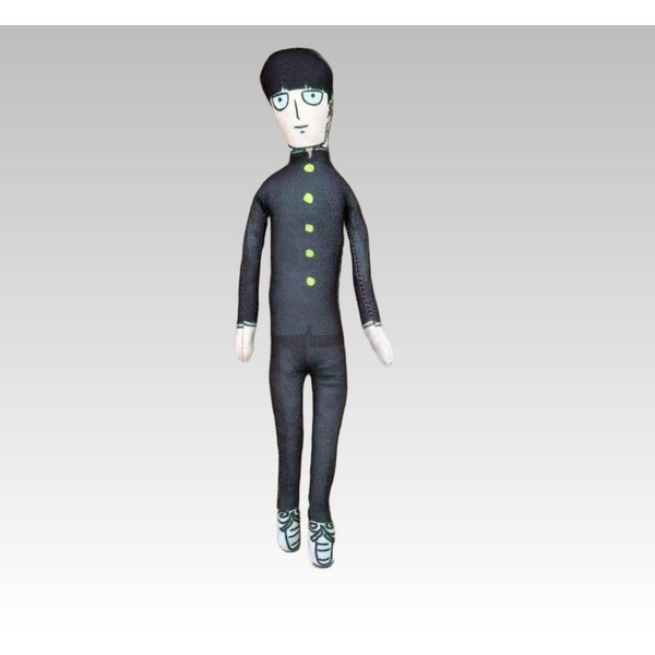 Mob Psycho 100 Pluszowa Lalka Abstrakcyjna Zabawka Figurka Shigeo Kageyama Lalka Reigen Arataka SmukłY SkręCany KształT Pluszowa Zabawka WystróJ Pokoju White-image