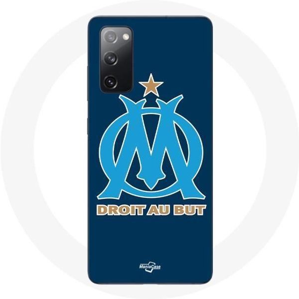 Funda - Maniacase - Samsung Galaxy S20 FE - Logo OM Azul - Flexible - ProteccióN Y DecoracióN Negro-image
