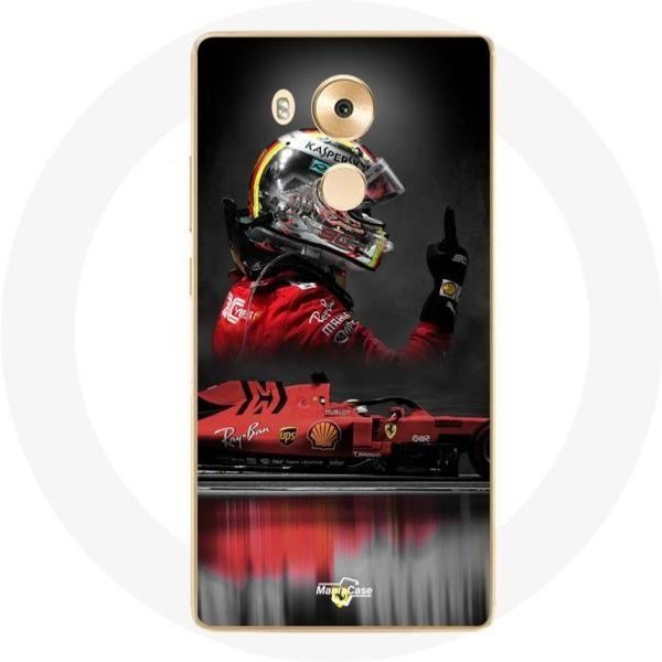 Funda Para Huawei Mate 8 FóRmula 1 Sebastian Vettel Piloto De Automovilismo F1 Roja-image