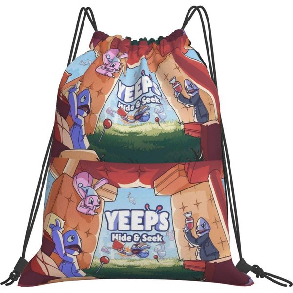 Mochilas PortáTiles Yeeps Para Esconderse Y Buscar Bolsas Con CordóN PortáTiles Bolsa Deportiva Bolsas Para Libros Para Hombre Mujer Estudiantes One Size-image