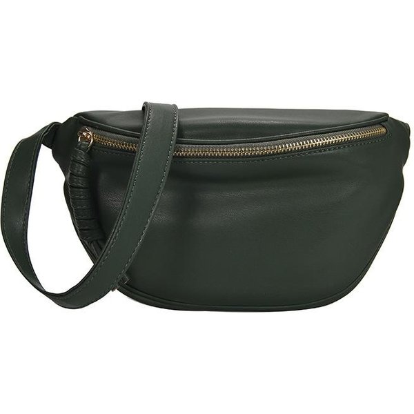 Modna Damska Saszetka Biodrowa Fanny Pack DużA Pojemność Torba Crossbody Na Klatkę Piersiową Banan Pack Nowa Zimowa SkóRzana Damska Saszetka Na Pasek Biodrowa-image