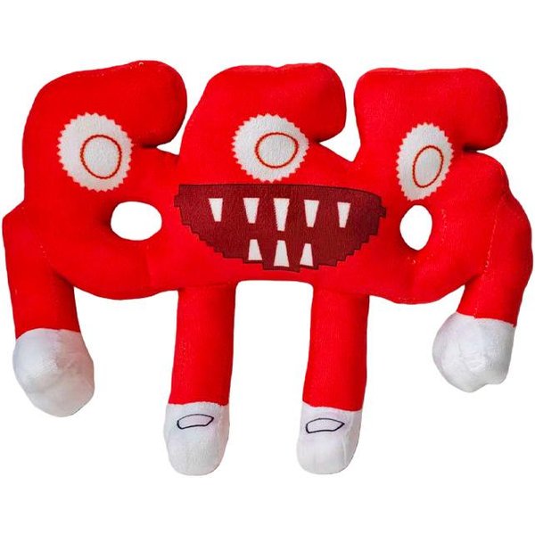Lindo No. 666 Peluche Roba Un Cerebro Podrido Peluche Anime Juego Nº 666 Peluche PeriféRicos NiñOs Juguete De Navidad Regalo Para Fans De Juegos NiñOs 22Cm Red-image