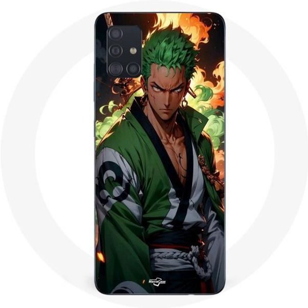 Funda Maniacase Para Samsung Galaxy A51 4G One Piece Zoro Manga Anime Arte 3D-image