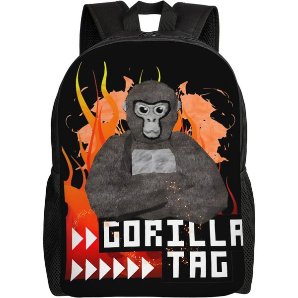 Gorilla Tag Jesteś ZłY Bracie Plecak Codzienny Studencki Biznesowy Plecak Dzienny Gra MałPy Laptop Komputer Torby PłóCienne Lekkie-image