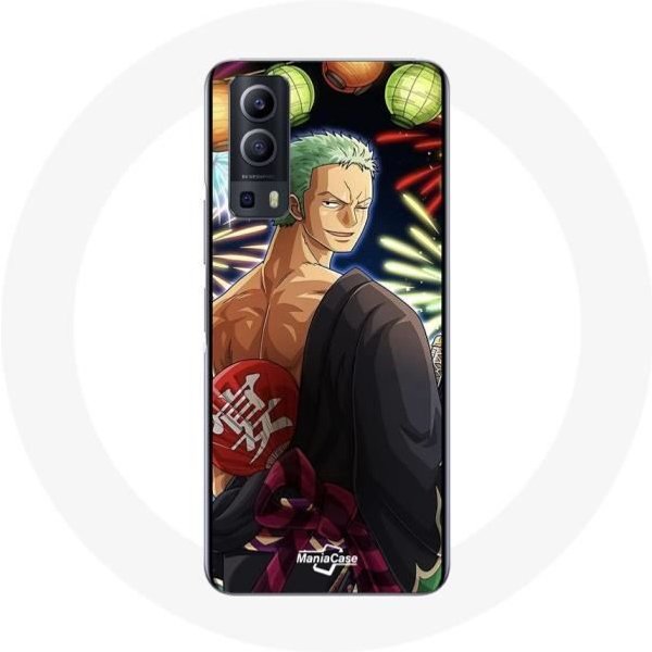 Funda Para Vivo Y72 One Piece Feliz Navidad Zoro Anime Manga-image