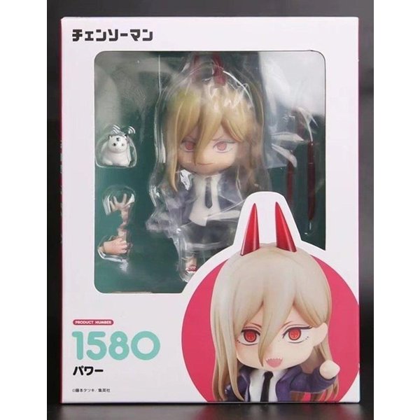 Figura De AccióN De Anime VersióN Q 10Cm Chainsaw Man Denji Pochita Makima Figura De AccióN De PVC DecoracióN De Escritorio Juguete Modelo De ColeccióN Regalos De Halloween Gray-image