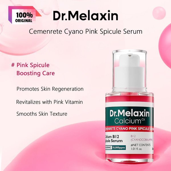 Dr.Melaxin Cemenrete Cyano Rosa EspíCula SéRum 30Ml, Refina La Textura De La Piel, Aumenta La Luminosidad, Mejora La Elasticidad, CosméTicos Coreanos, Cuidado De La Piel Coreano 30Ml/1.01 Fl.Oz White-image