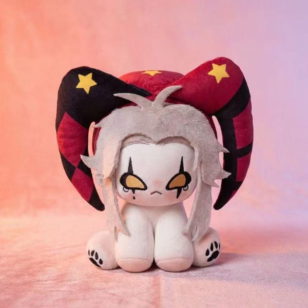 Peluche 20Cm Juego El Circo Freak Pierrot Lindas Figuras De Anime Peluche Cosplay Disfraz MuñEca De AlgodóN Juguetes Para NiñOs Regalo De CumpleañOs 20Cm Doll-image