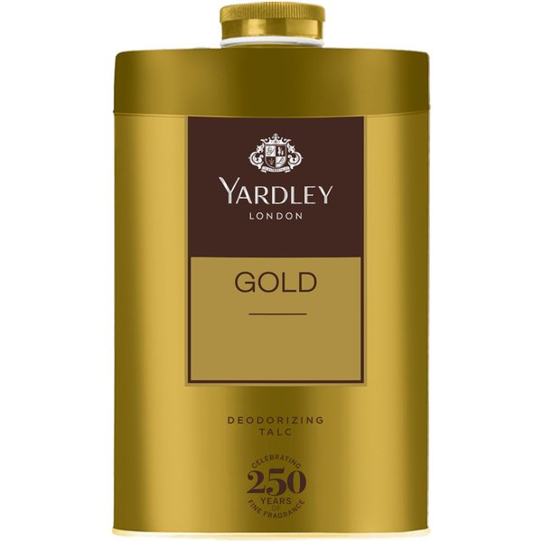 Yardley London Gold DezodorująCy Talk Dla MężCzyzn 250G Opakowanie 1 ŚWieżY Drzewny MęSki Zapach Puder Do CiałA-image