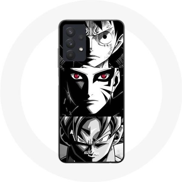 Funda - Maniacase - Samsung Galaxy A32 5G - Negro - Anime Manga - Flexible Negro-image