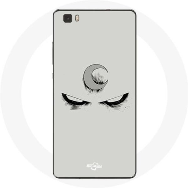 Funda Para Huawei P8 Lite Caballero Luna Batman Temporada 1 Ojos Enojados-image