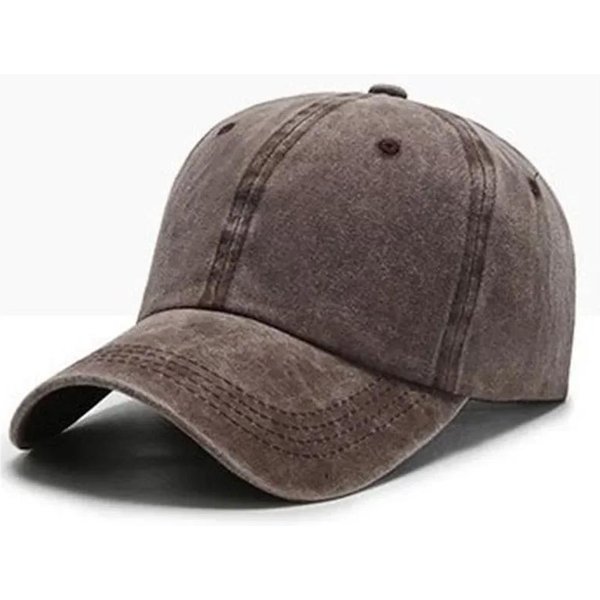 Gorra De BéIsbol Mezclilla Lavada Hombres Mujeres Gorra Snapback Vintage Hip Hop Gorras Gorra De Color SóLido Casquette Hueso Exterior Casual Deporte Adjustable(56-60Cm) Gray-image