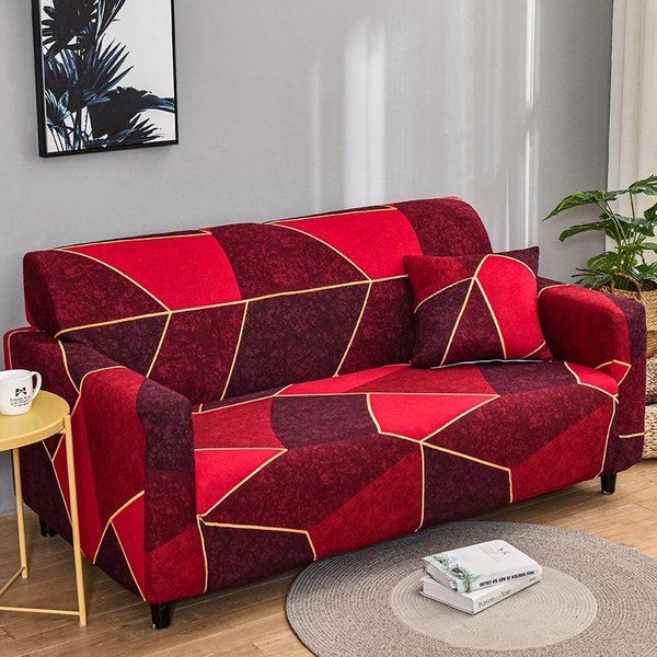 Funda EláStica Para Sofá Fundas EláSticas Antideslizantes Para Sofá Para Sala De Estar Cubre SillóN Cubre Sofá En Forma De L Protector De Muebles 1/2/3/4 Plazas 1Pc1-Seat 90-140Cm-image