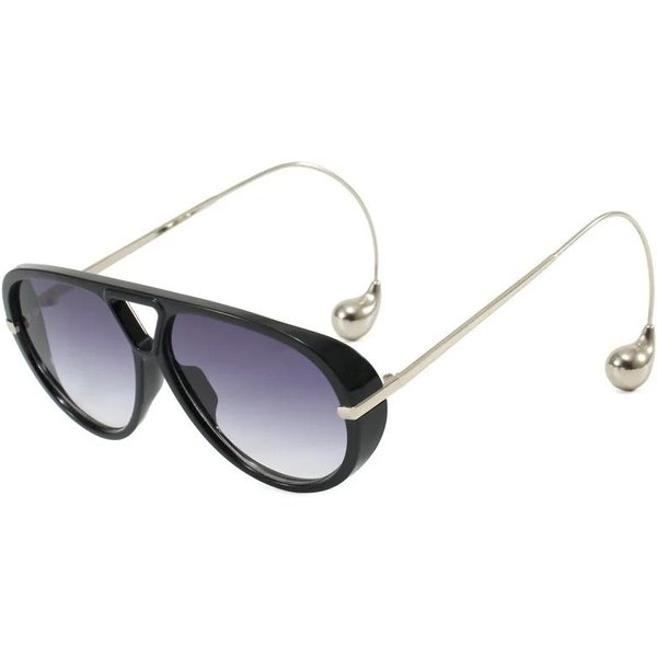 Estilo De DiseñAdor De Lujo Estilo Gafas De Sol De Aviador Oversize Gafas Damas Para Hombres Populares CláSicas Gafas De Sol Punk Gafas De Doble Puente As The Picture-image