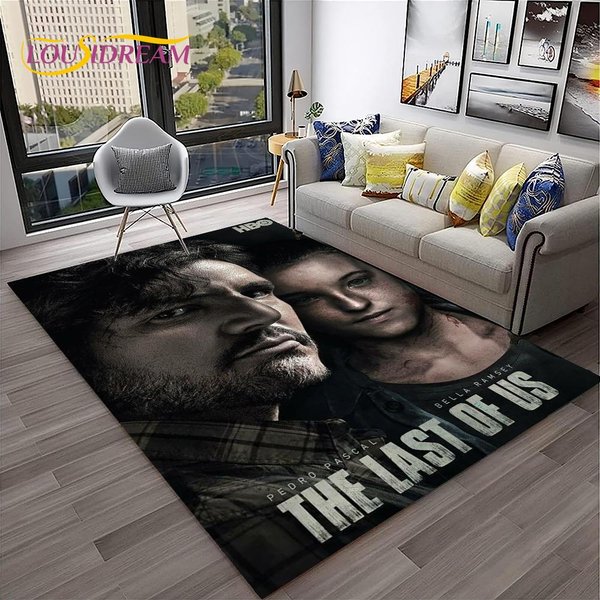 The Last Of Us Gra Horror Pedro TV Dywanik Dywan Do Domu Salon Sypialnia Sofa Wycieraczka Dekor, Dywanik Dla Dzieci AntypośLizgowa Mata PodłOgowa 40X60Cm-image
