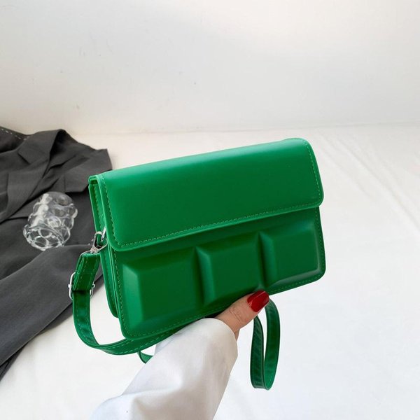 Nuevo Bolso Cuadrado PequeñO De Mano De Moda Verano Bolso Casual Simple De Hombro ÚNico Cruzado DiseñO Nicho Bolso De Mujer-image