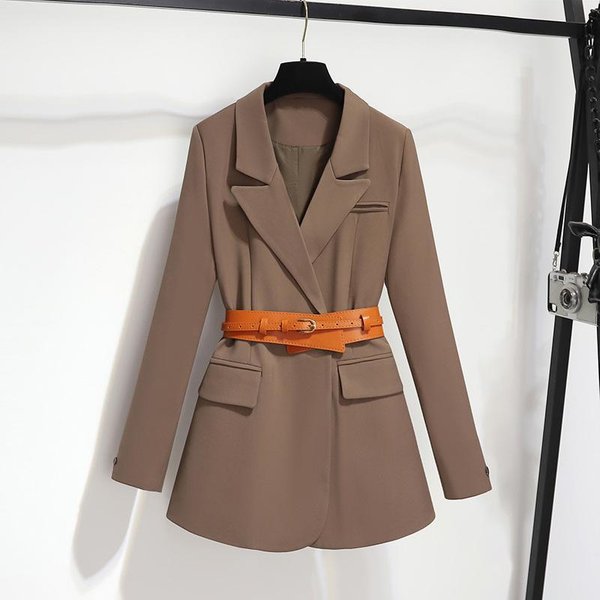 Blazer Negro Primavera Nuevo VersióN Coreana Suelto Profesional De Alta Gama Casual Traje PequeñO Top XL White-image