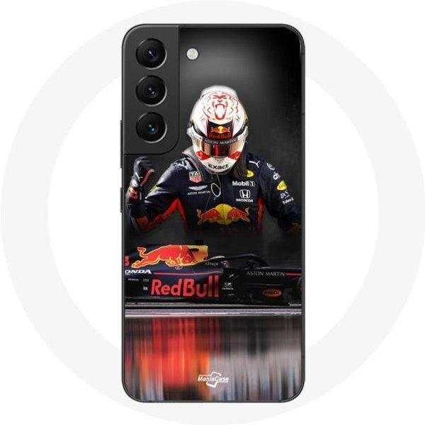 Funda - Maniacase - Samsung Galaxy S21 FE - FóRmula 1 Max Verstappen - Flexible - Negro-image