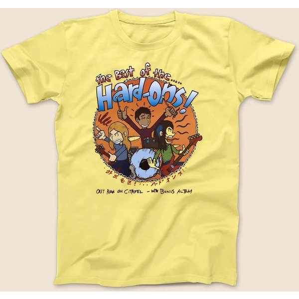 Nuevo PóSter De Hard Ons Camiseta De Banda Talla Completa S A 5XL Camiseta Unisex XL Beige-image