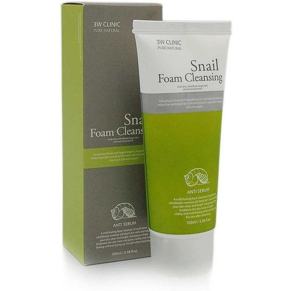 Espuma De Caracol 3W-Clinic Limpiadora Con Mucina De Caracol 100 Ml-image