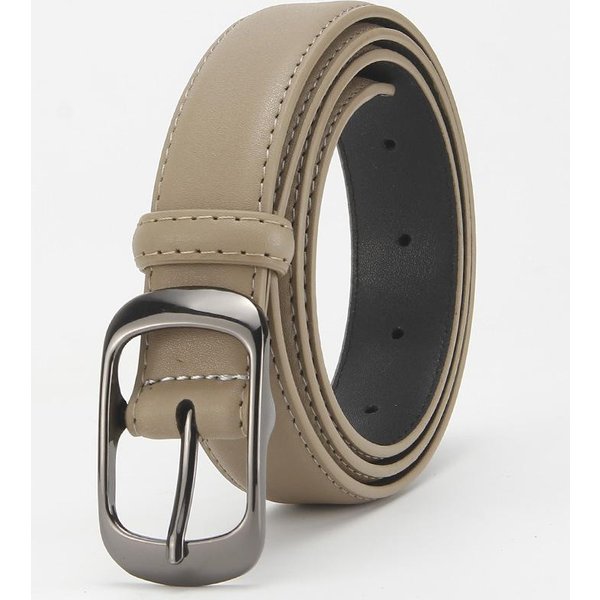 CinturóN De Cuero Genuino Para Mujer CinturóN De Piel De Vaca DecoracióN VersáTil Para Mujer Casual De Negocios CinturóN De Moda Simple Gama Alta-image