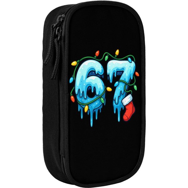 67 Meme Seis Siete Estuche Para LáPices NiñOs Kawaii Bolsa Para LáPices DiseñO Estuches Escolares Suministros Regalo (As The Picture,One Size)-image
