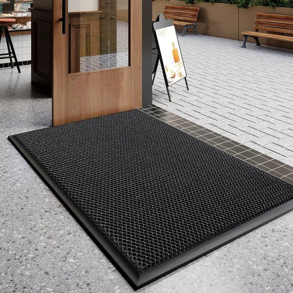 Felpudo De Entrada Alfombra De Entrada Puerta Alfombra Puerta De Casa Felpudo Antideslizante Sala De Estar Lujo Ligero Felpudo De Entrada Para Personas Mayores 45X75Cm-image