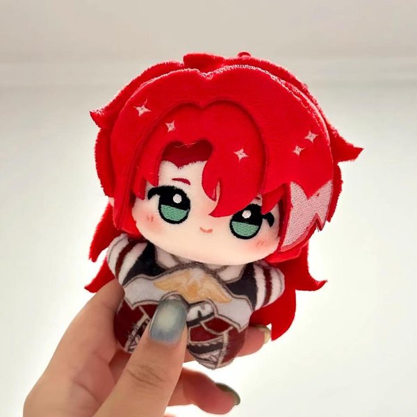 10 Cm Awenturynowa Pluszowa Zabawka Honkai Star Rail Feixiao Argenti Zabawki Anime Jiaoqiu Pluszowy Breloczek Wisiorek Wypchane Lalki Prezenty ŚWiąTeczne 10CM-image