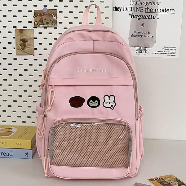 Mochila Estudiantes De Primaria Estudiantes De Secundaria Chicas Estudiantes De Bachillerato Mochilas Multicapa-image