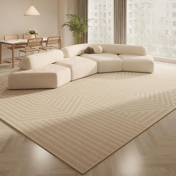Alfombra Minimalista Moderna Extra Grande Suave Antideslizante Anti-Manchas Lujo Felpudo Alfombra De Piso Sala De Estar Dormitorio Alfombras 80*160Cm-image