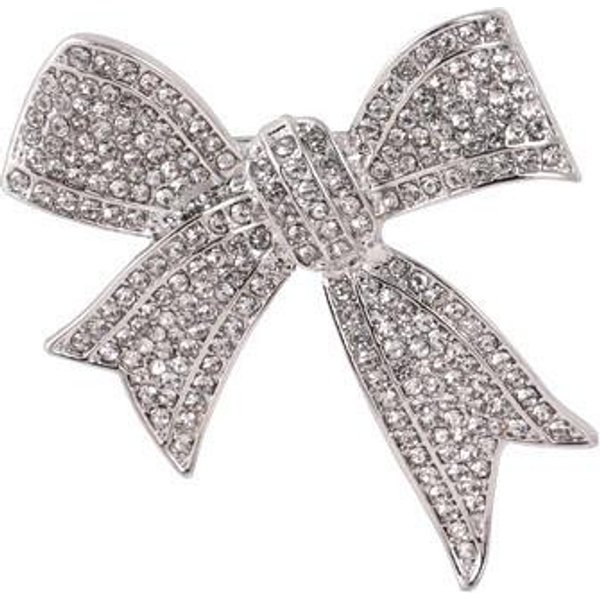 Broche De Lazo De PedreríA De Gama Alta Personalidad Femenina Ropa De Gama Alta Accesorios De Pin Para Abrigo Corsage De Temperamento-image