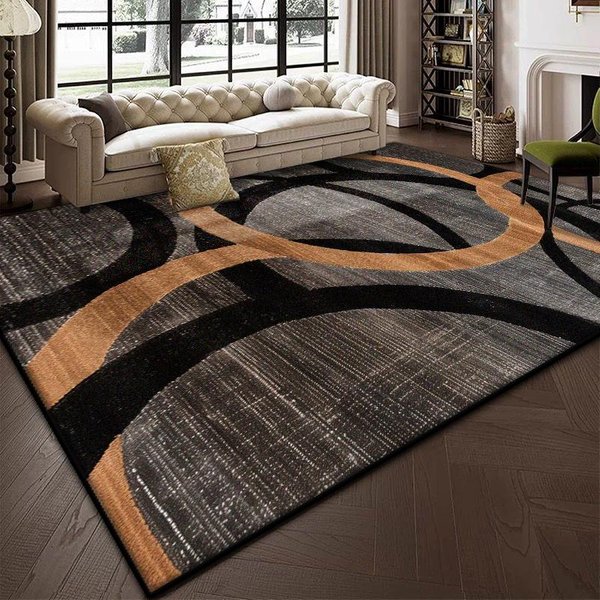 Alfombras NóRdicas Abstractas Grandes Para Sala De Estar DecoracióN De Lujo Hogar Sofá Alfombra Mullida De Felpa 200X300Cm Dormitorio Antideslizante Alfombra Suave Piso 100*200Cm-image