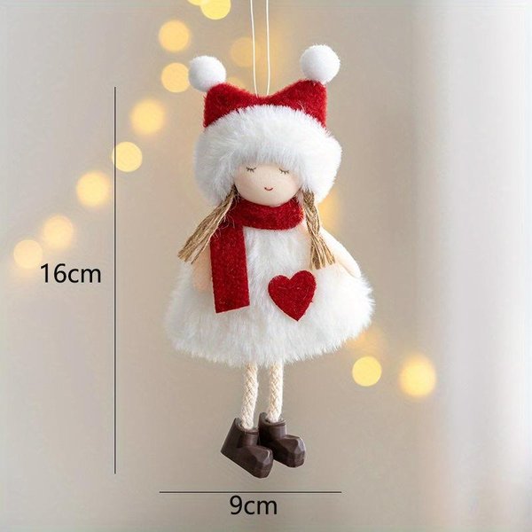 MuñEco De áNgel De Navidad, Regalos De AñO Nuevo, Decoraciones NavideñAs Para El Hogar, Adornos Colgantes Para áRbol De Navidad, DecoracióN NavideñA-image