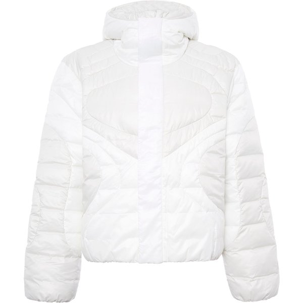 Chaqueta Casual CáLida Holgada Con Capucha De Color SóLido Nike Sportswear Para Hombre, Chaquetas Blanco Vela FB7424-133 XL White-image