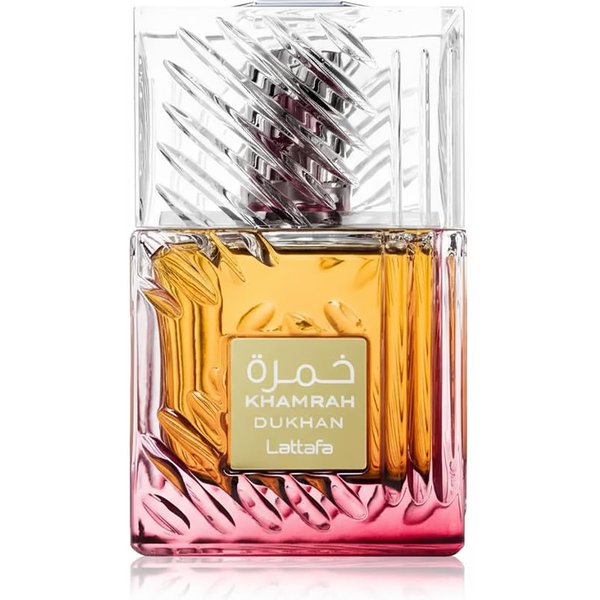 Lattafa Khamrah - Vainilla, Especiado CáLido, ÁMbar, Canela - Eau De Parfum Fragancia De Larga DuracióN Para Unisex, 3.40 Onzas / 100 Ml-image