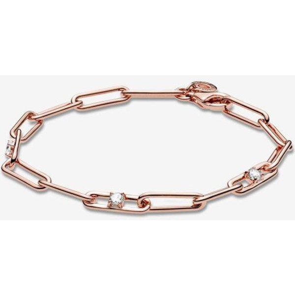 Mujer Regalos Oro Rosa Plata De Ley 925 Pulsera Ajuste Original Moda Colgantes Abalorios Para Mujeres NiñAs SeñOra El Mejor Regalo De Todos 20Cm Beige-image