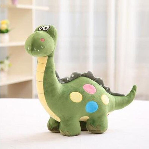 35 Cm Urocze Pluszowe Zabawki Dinozaury Hobby KreskóWkowy Dinozaur MięKkie Wypchane Lalki Pluszowe Dla Dzieci ChłOpcy Niemowlę Prezenty Urodzinowe 35Cm-image