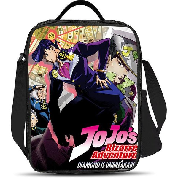 Jojo's Bizarre Adventure Bolsa De Hielo Bolsa De Almuerzo VersáTil Gran Capacidad Alto Rendimiento Mejor Regalo Para NiñO NiñA Escuela CumpleañOs-image