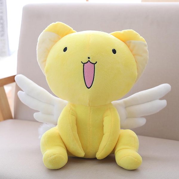 30 Cm Anime Card Captor Sakura Pluszowa Figurka Lalka Kinomoto Sakura Cerberus Pluszaki Wypchana Lalka Zabawka Prezenty Dla Dzieci Prezenty Dla FanóW 30Cm-image