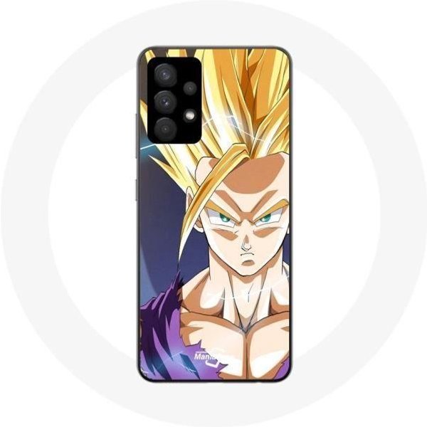 Funda Para Samsung Galaxy A13 5G Dragon Ball Manga Anime Sangoku Cara Enfadada-image